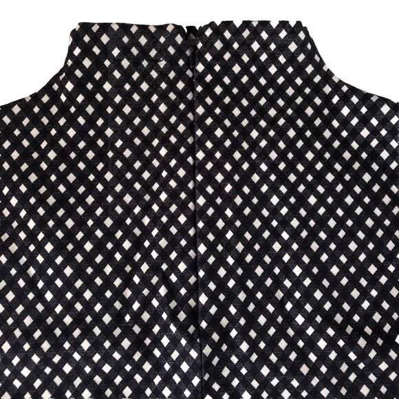 Ann Taylor Women’s Mock Neck Box Tank Top Diamond Design Size Small - Picture 5 of 11